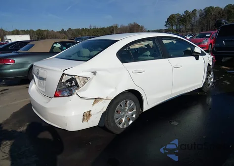 2012 Honda Civic Lx from USA, damaged, VIN 19XFB2F50CE073948